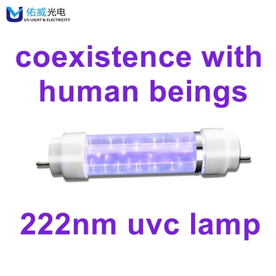 lâmpada UV leve ultravioleta distante UVC da desinfecção da fábrica 222nm do tubo 50w
