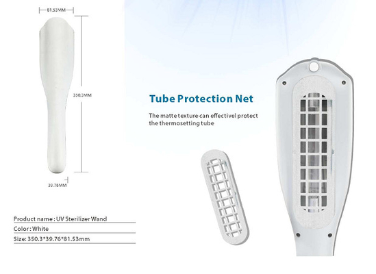 Lâmpada UVC da esterilização da vara Handheld UV branca do esterilizador da desinfecção da cor 6W