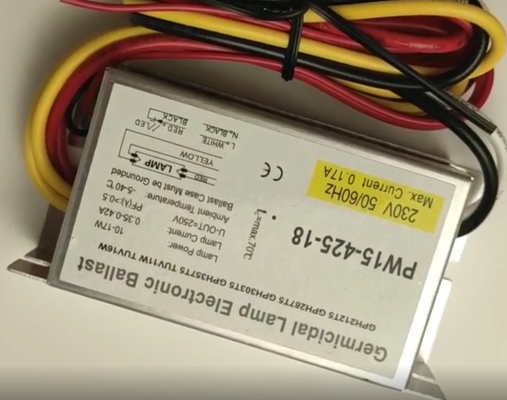 esterilizador UVC eletrônico 18w 4 Pin For T5 do reator da lâmpada da C.C. 24V