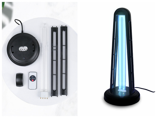 candeeiro de mesa uv ultravioleta destacável 38w com controlo a distância