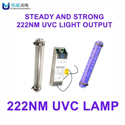 Lâmpada 222nm UV inofensiva da biologia