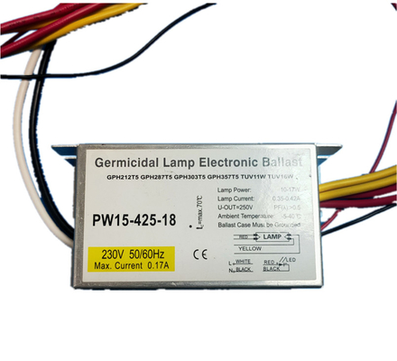 reator eletrônico 220v da lâmpada UV do ferro 15w - 240v para a desinfecção UVC