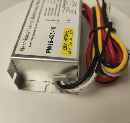 reator eletrônico 220v da lâmpada UV do ferro 15w - 240v para a desinfecção UVC