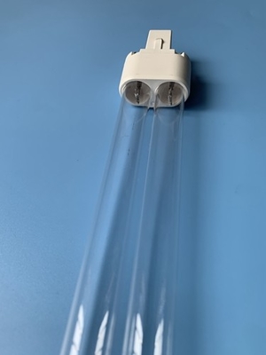 H dá forma à lâmpada limpa de quartzo da matança clara UVC do vírus dos tubos 36w 185nm 254nm