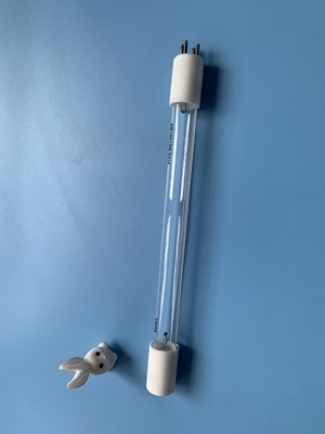 Os tubos leves UV do gás de desperdício de quartzo 10W 212mm matam a lâmpada UVC da desinfecção do ácaro