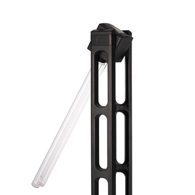 Lâmpada germicida UVC portátil preta leve UVC da cor 254nm 40W para a casa