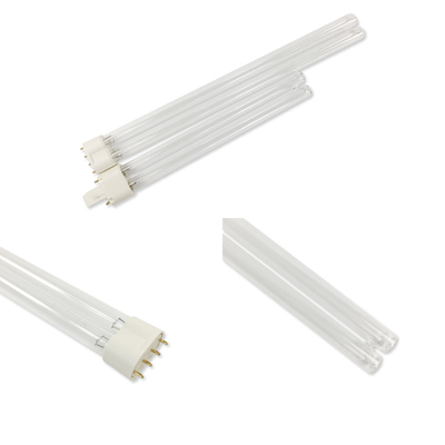 tipo lâmpada germicida UV limpa ultravioleta de 2G11 H da desinfecção 254nm dos tubos leves UVC