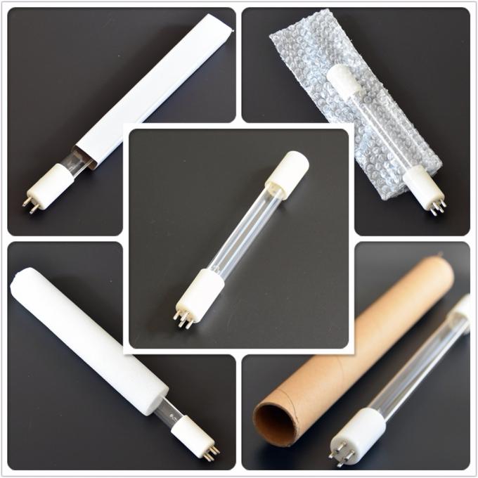 tubo conduzido uv ultravioleta T5 10W 15W 20W 30W 40W 7 da esterilização do bulbo da desinfecção das luzes da tubulação reta dobro uv do lado da lâmpada
