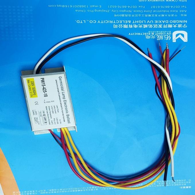 Reator eletrônico para reatores eletrônicos germicidas da lâmpada 15w da descarga clara UVC da alta intensidade da luz da desinfecção dos germes do vírus