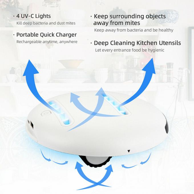 Robô esterilizando automático ultravioleta alto-enery germicida da inteligência artificial